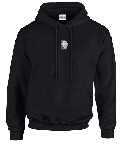 Embroidered Hoodie - Black