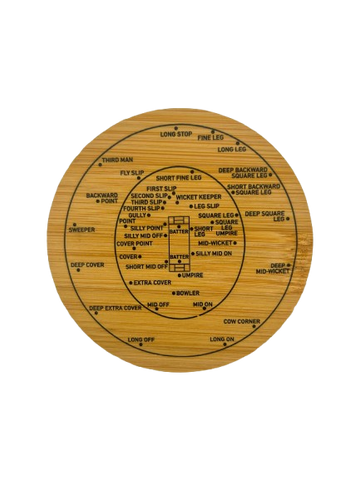 Durham Cricket Bamboo Coaster