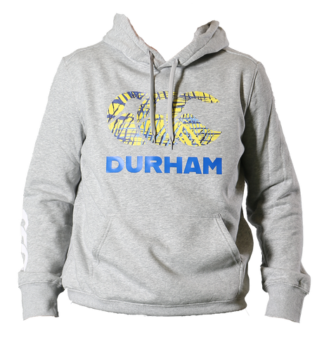 Durham Cricket 3Cs Grey Canterbury Hoodie