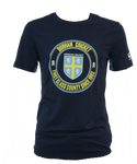 Junior Navy Durham Cricket Crest Graphic Canterbury T-Shirt